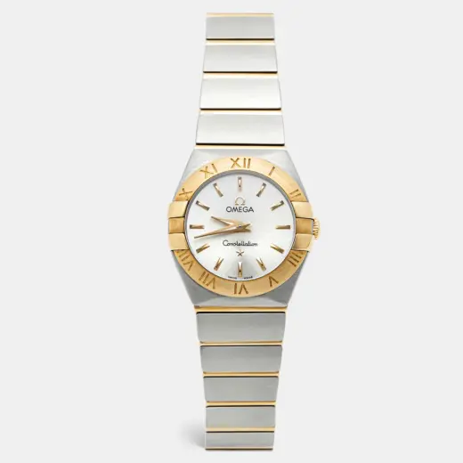 Omega Constellation 24mm | Yellow Gold & Steel | Silver Dial