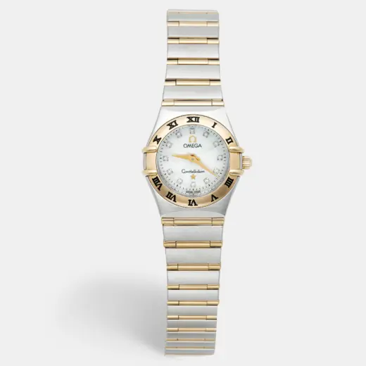 Omega Constellation | Mother-of-Pearl Diamond | 18K Gold Steel 22.5mm