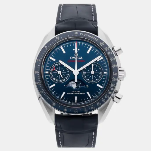 Omega Speedmaster Automatic Chronograph | 44mm Steel | Blue Dial | 304.33.44.52.03.001