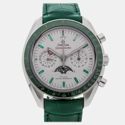 Omega Speedmaster Moonphase | Platinum White Dial | 304.93.44.52.99.003