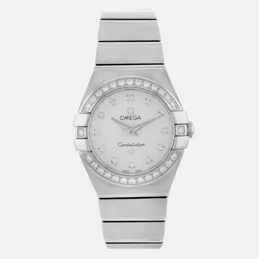 Omega Constellation | 24mm | White MOP Dial | Stainless Steel | Quartz