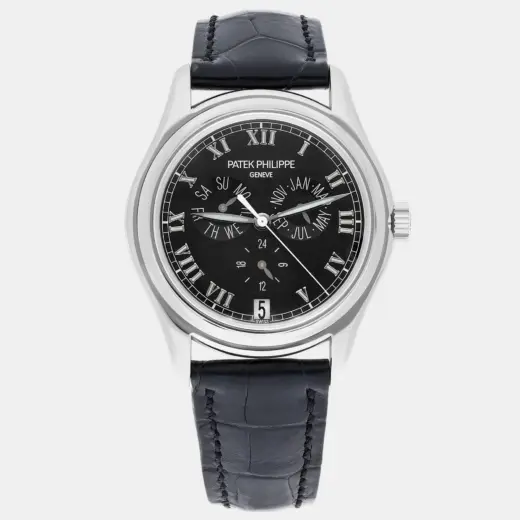 Patek Philippe Annual Cal. Moonphase 5035G | 18k White Gold | Black Dial