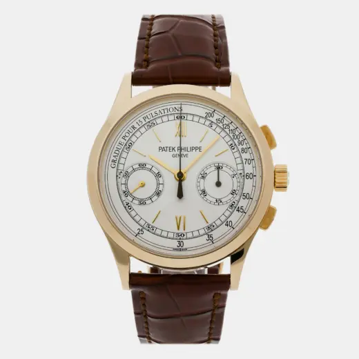 Patek Philippe Complications Chronograph | 18k Yellow Gold | Silver Dial