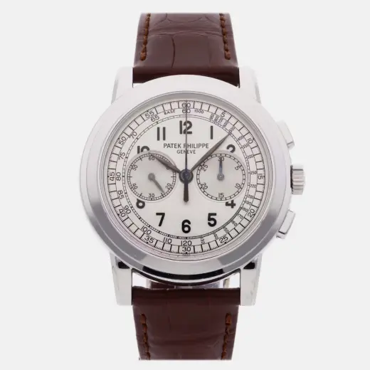 Patek Philippe Chronograph 5070G-001 | White Gold | Silver Dial