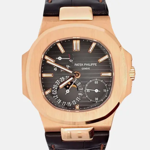 Patek Philippe Nautilus 5712R | Moonphase & PR | 18k RG Black Dial