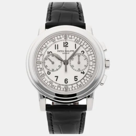 Patek Philippe Chronograph 5070G-001 | Manual | 18k WG | Silver Dial