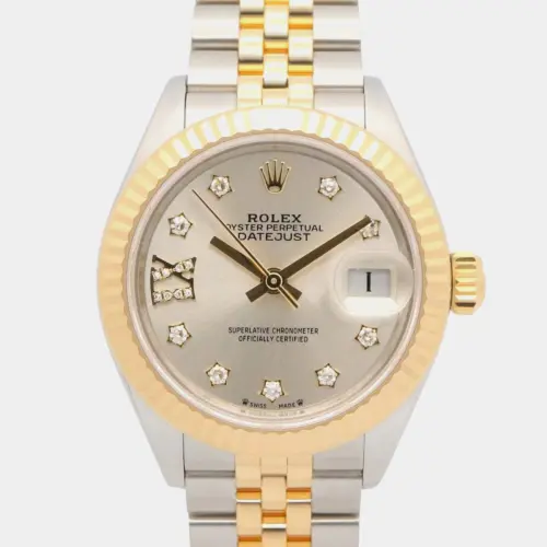 Rolex Datejust 279173G 28 mm Silver Dial