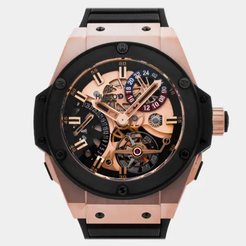 Hublot King Power Tourbillon GMT 706.OM.1180.RX 48 mm Skeleton Dial