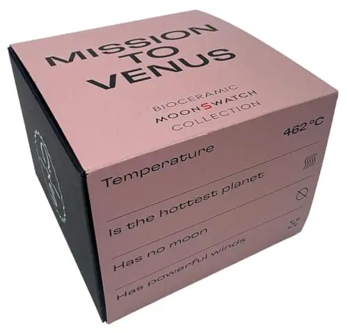 Swatch Omega Speedmaster Mission to Venus Pink Ceramic Chronograph SO33P100