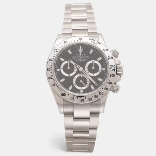 Rolex Cosmograph Daytona 116520 Black Dial, Oystersteel, Steel Bezel