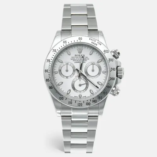 Rolex Cosmograph Daytona 116520 White Dial Oystersteel