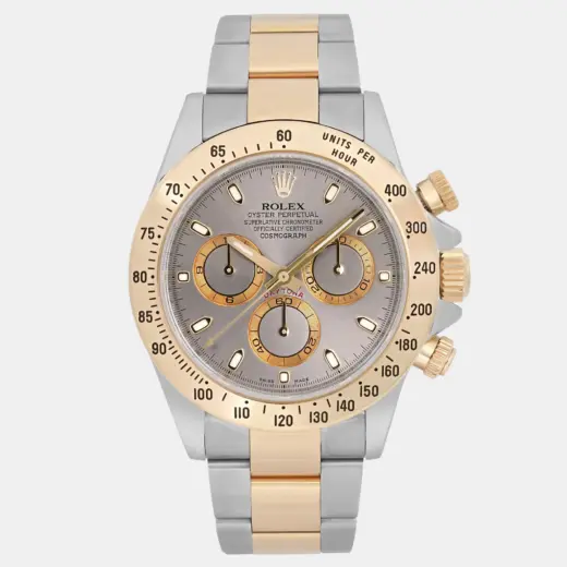 Rolex Cosmograph Daytona 116523 18k Yellow Gold & Steel Grey Dial