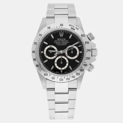 Rolex Cosmograph Daytona 16520 ‘Zenith’ Black Dial Stainless Steel