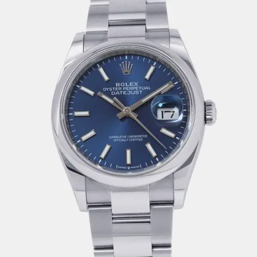 Rolex Datejust 36 126200 Blue Dial Stainless Steel