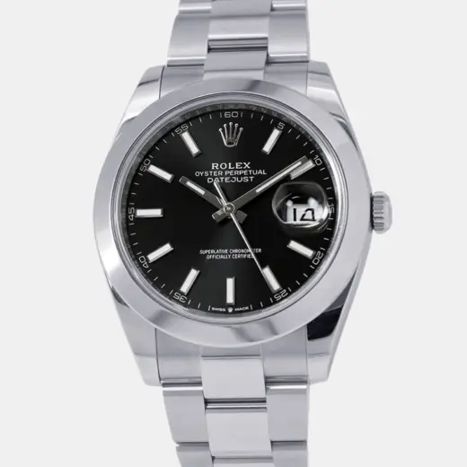 Rolex Datejust 41 126300 Black Dial Stainless Steel