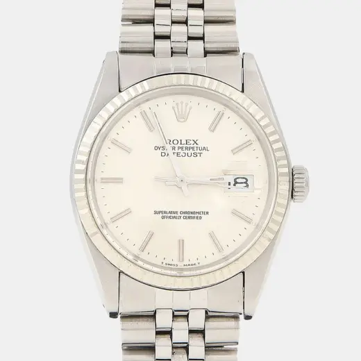 Rolex Datejust 36 16014 Silver Dial Stainless Steel