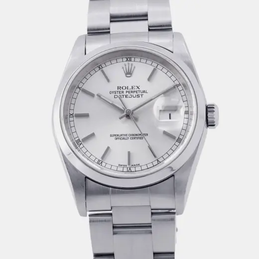 Rolex Datejust 36 16200 Silver Dial Stainless Steel