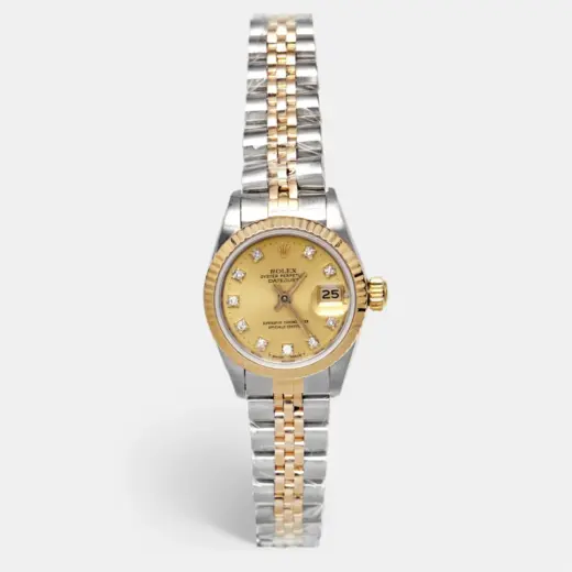Rolex Datejust 26 16233 Champagne Dial Two-Tone Gold