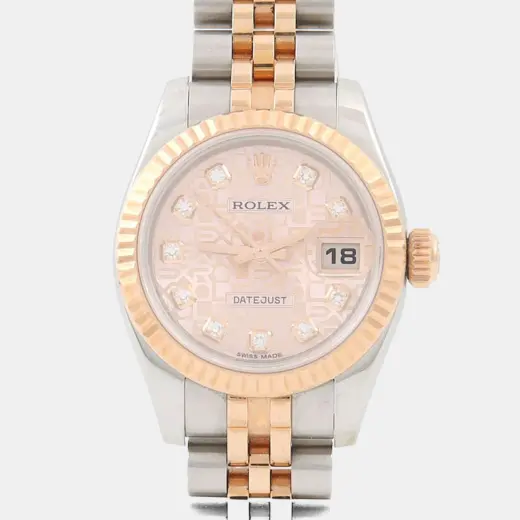 Rolex Datejust 26 179171 Pink Dial Everose Gold Steel