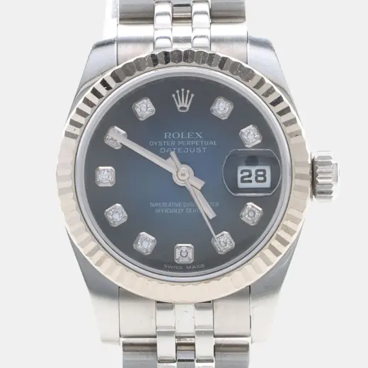 Rolex Datejust 26 179174 Blue Dial Stainless Steel