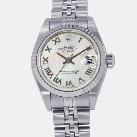 Rolex Datejust 26 179174NR White Dial, White Gold Steel