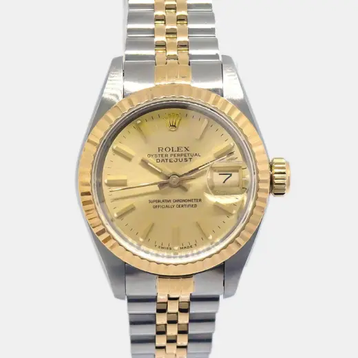 Rolex Datejust 26 69173 Yellow Gold & Steel Golden Dial