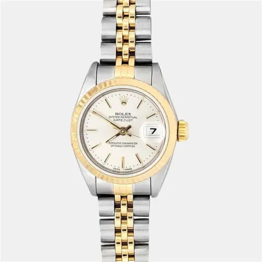 Rolex Lady-Datejust 26 (79173) Silver Dial in Oystersteel & Yellow Gold
