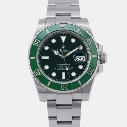 Rolex Submariner 40mm Green Stainless Steel