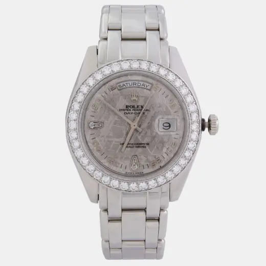 Rolex Day-Date 39 Platinum, Meteorite Diamond Dial President Bracelet