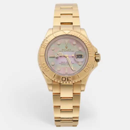 Rolex Yacht-Master 40 16628 18k Yellow Gold Mother of Pearl Dial