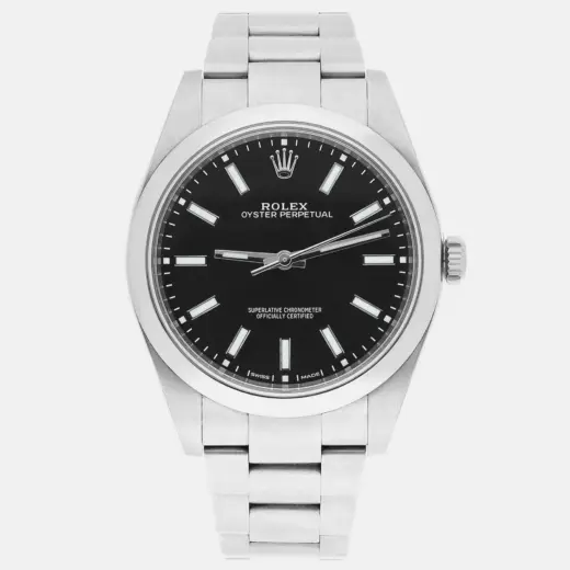 Rolex Oyster Perpetual 39 114300 with Black Dial in Oystersteel