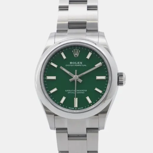 Rolex Oyster Perpetual 31 277200 with Green Lacquer Dial