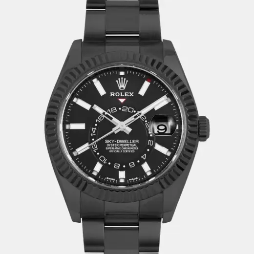 Rolex Sky-Dweller 326934 Annual Calendar Dual Time Zone Black Dial
