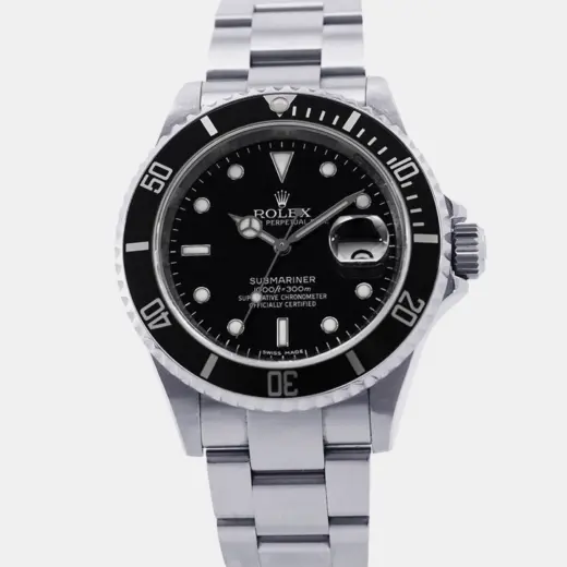 Rolex Submariner 16610 Black Dial Stainless Steel Automatic 40mm Men’s Wristwatch