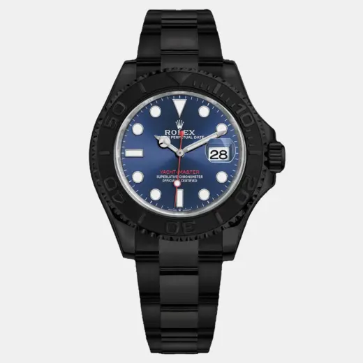 Rolex Yacht-Master 40 116622 in Rolesium with Blue Dial