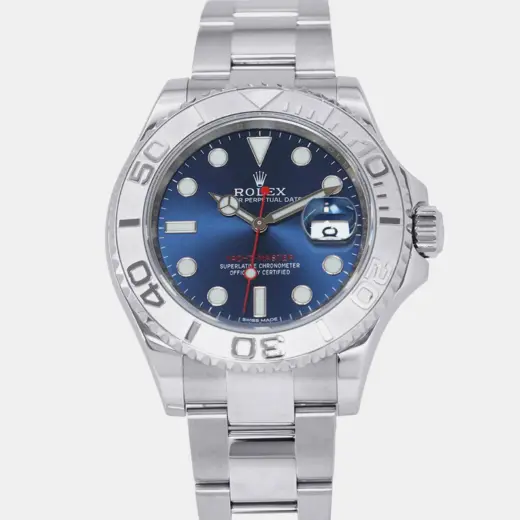 Rolex Yacht-Master 40 116622 Rolesium Platinum Bezel Blue Dial