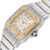 Cartier Silver 18k Yellow Gold And Stainless Steel Santos Galbee W20058C4 Men’s Wristwatch 29 MM