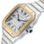 Cartier Silver 18K Yellow Gold And Stainless Steel Santos Galbee WSSA0009 Men’s Wristwatch 39 x 47 MM