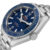ساعة يد أوميغا ساماستر بلانيت أوشن زرقاء من الفولاذ المقاوم للصدأ 215.30.44.21.03.001 ساعة يد رجالية 43.5 مم