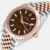 ساعة رولكس ديت جست 126331 من الذهب الوردي الشوكولا - 41 ملم