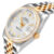 Rolex Silver Diamonds 18k Yellow Gold And Stainless Steel Datejust 116243 Men’s Wristwatch 36 MM