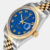 ساعة رولكس ديت جست 16233 زرقاء 36 ملم للرجال